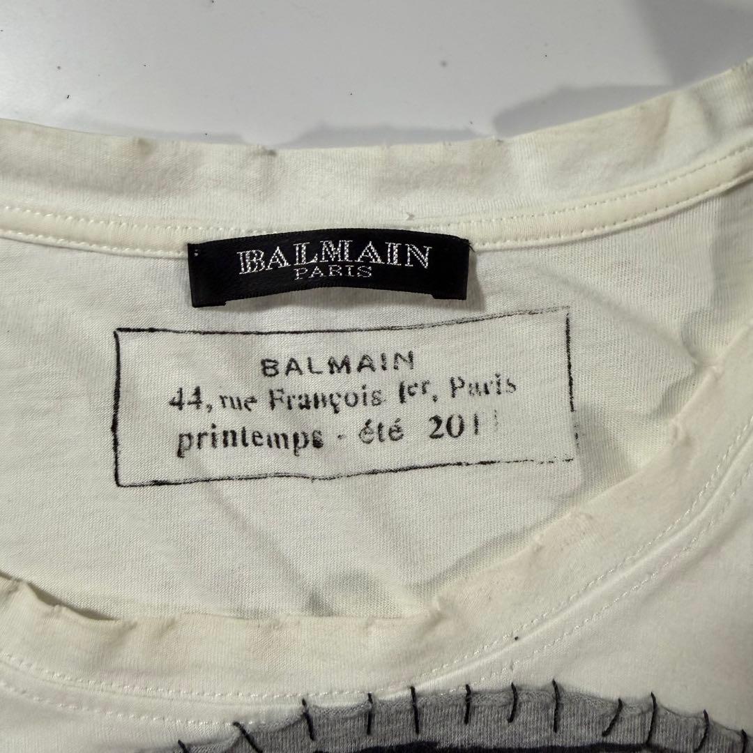 BALMAIN HOMME 2011 SS デカルナン期 patch Tee