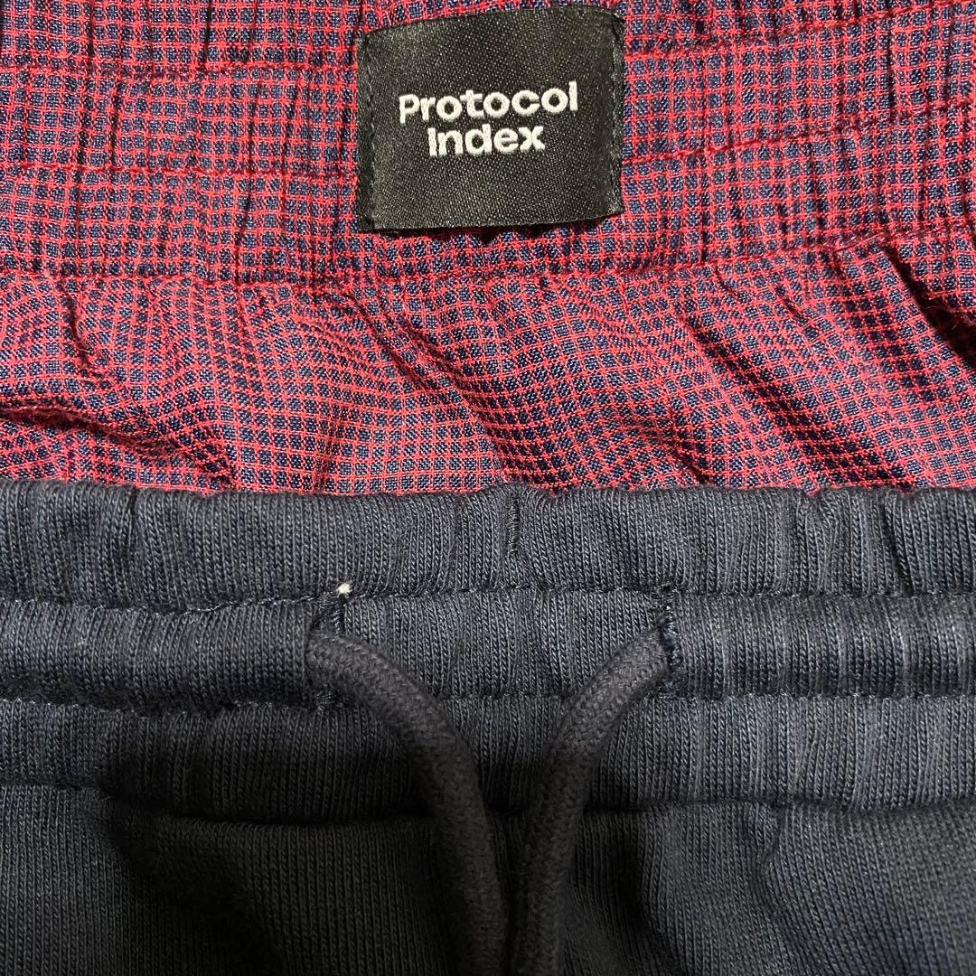 パンツ protocol index 3 LAYERED TRACK PANTS