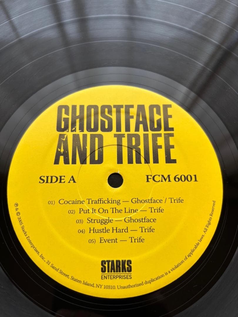 【Ghostface Killah】Put it on the line 2LP