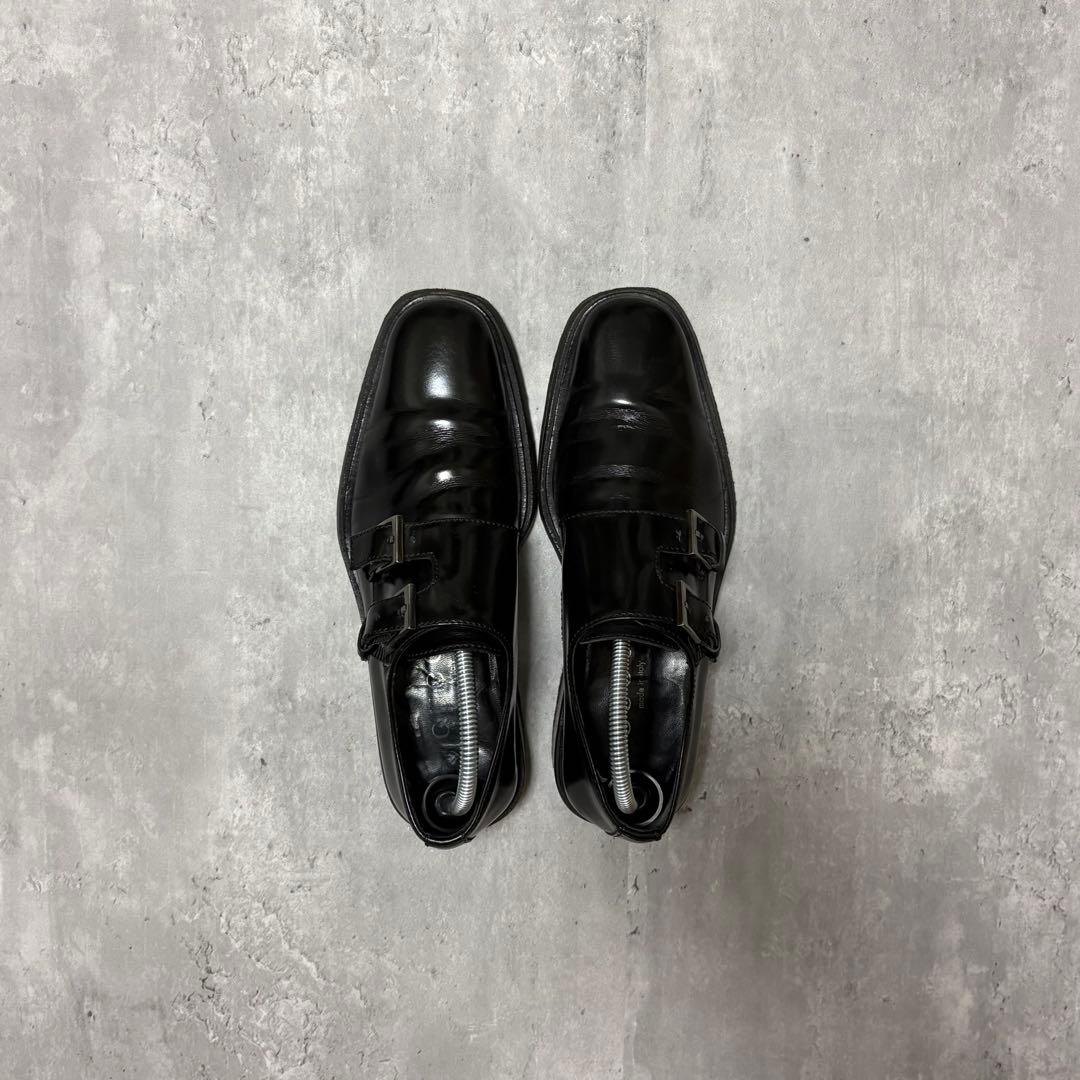靴 90s GUCCI archive monk strap shoes