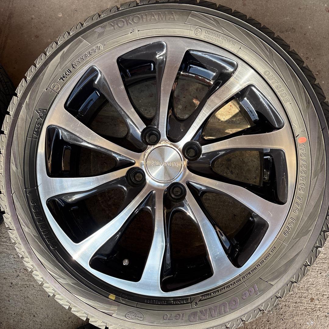 り*ん様 ヨコハマアイスガード　スタッドレスホイールセット　175/55R15