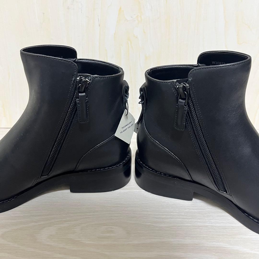 新品　未使用　COLE HAAN ラモーナ ブーツ　ウォータープルーフ　黒