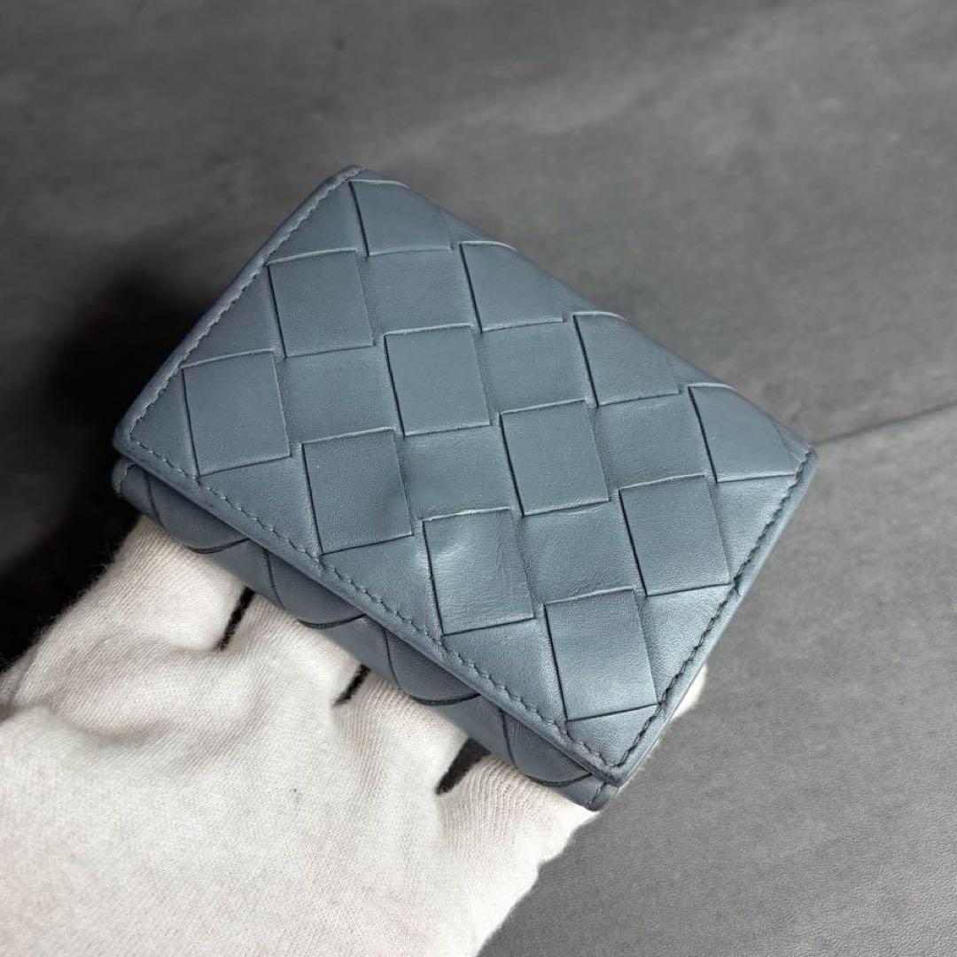 【RFID搭載】BOTTEGAVENETA 三つ折り財布 マキシイントレチャート