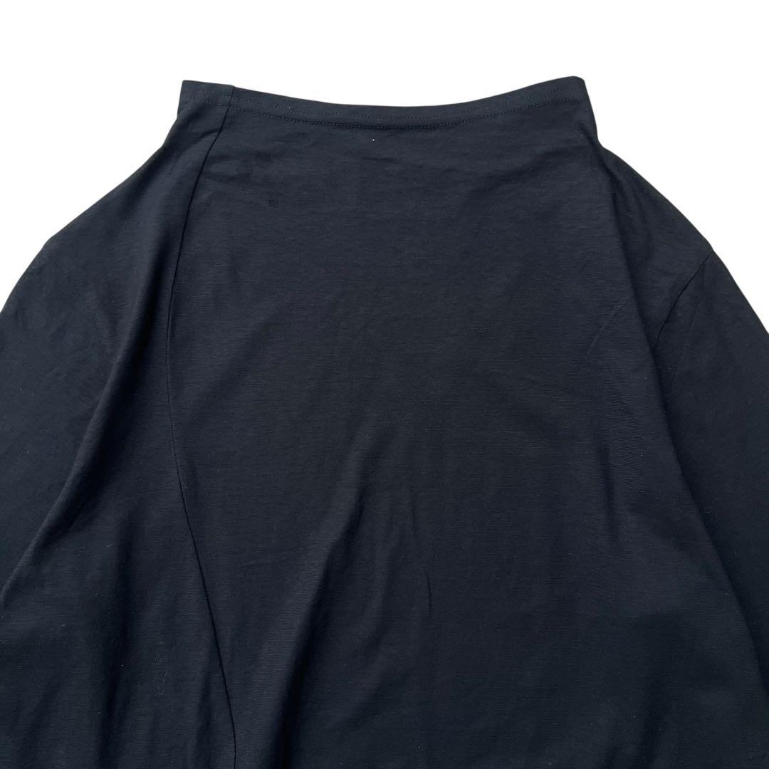 慈雨　センソユニコ　アシンメトリー　ドット柄　変形カットソー　Tシャツ　40
