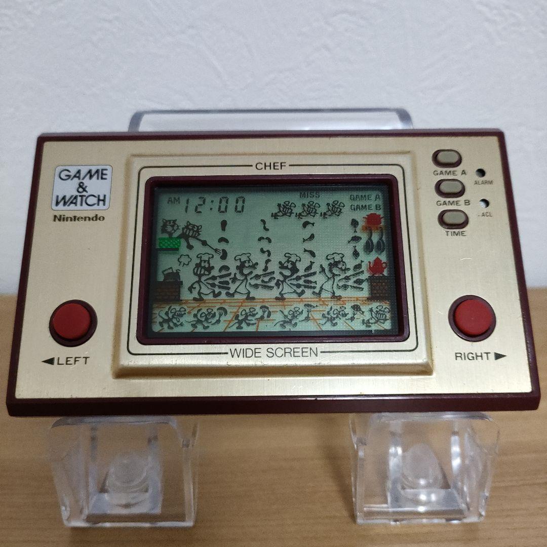 ゲーム＆ウォッチ　シェフ　Nintendo　任天堂ニンテンドー　メンテナンス済み