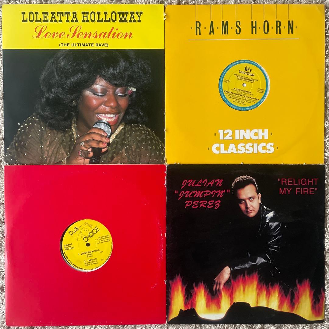 90's　HOUSE　GARAGE　DISCO　レコード　46枚　まとめ売り