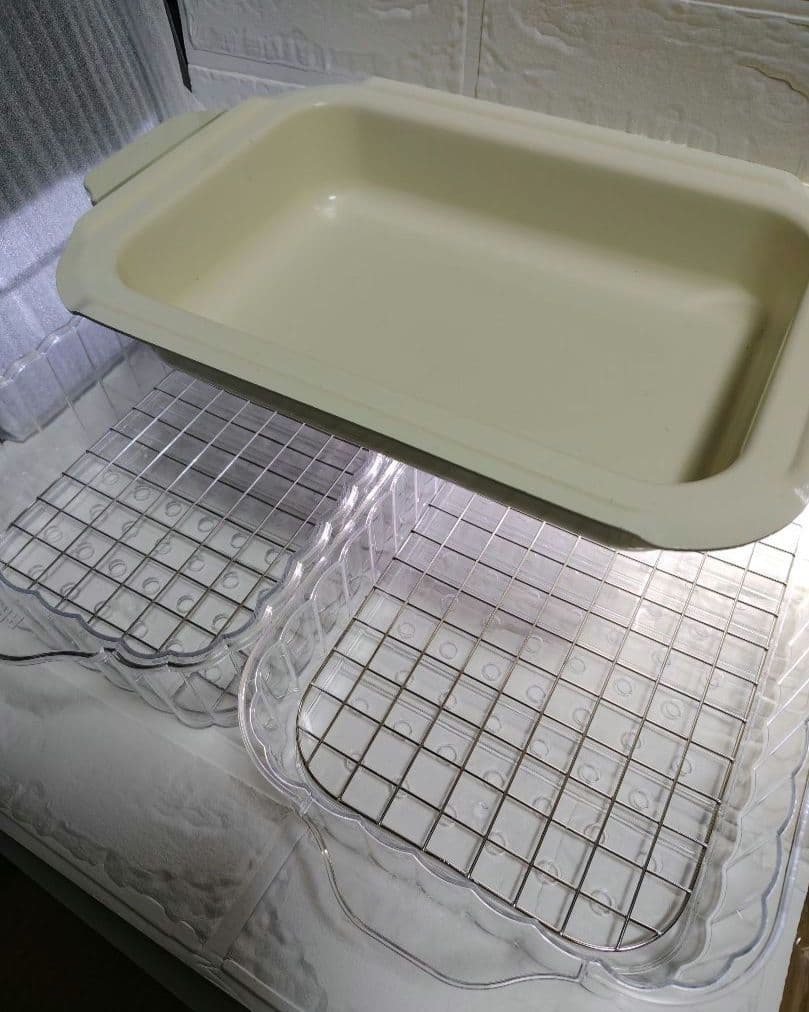 BRUNOコンパクトホットプレート用　セラミックコート鍋とスチーマー２点セット