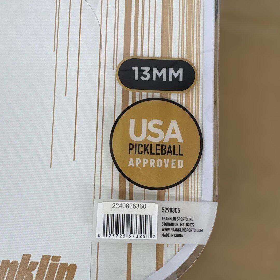 512122 Franklin ピックルボールパドル 13MM ゴールド