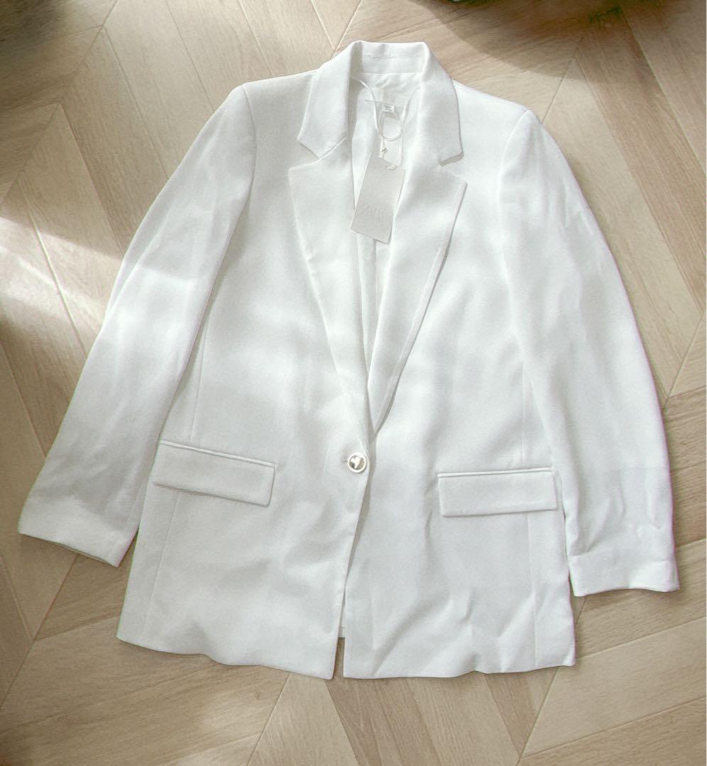 【m&h】ZARA 白ジャケット