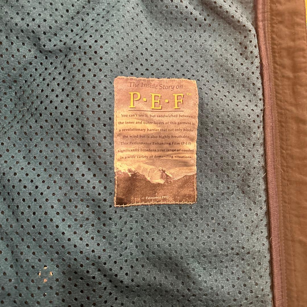 patagonia フリースベスト 青　90s