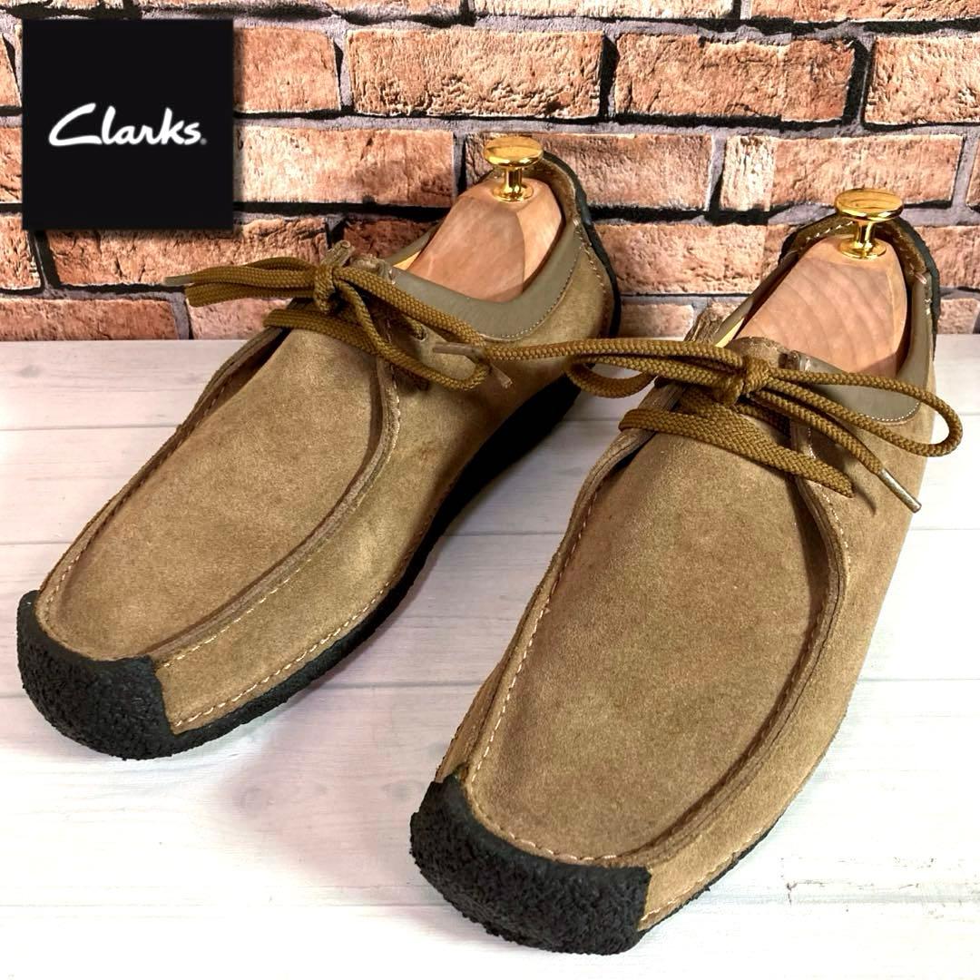 美品■クラークス■チャッカブーツ✨ナタリー スエード モカシン ワラビー