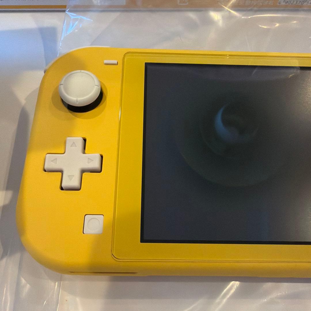 Nintendo Switch Lite イエロー 本体 箱付　購入時フィルム