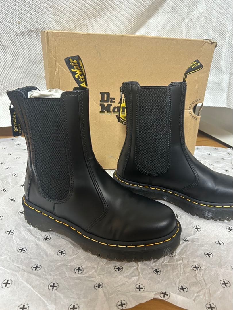 ★極美品★ドクターマーチン サイドゴア チェルシーブーツ　UK5 38 24cm