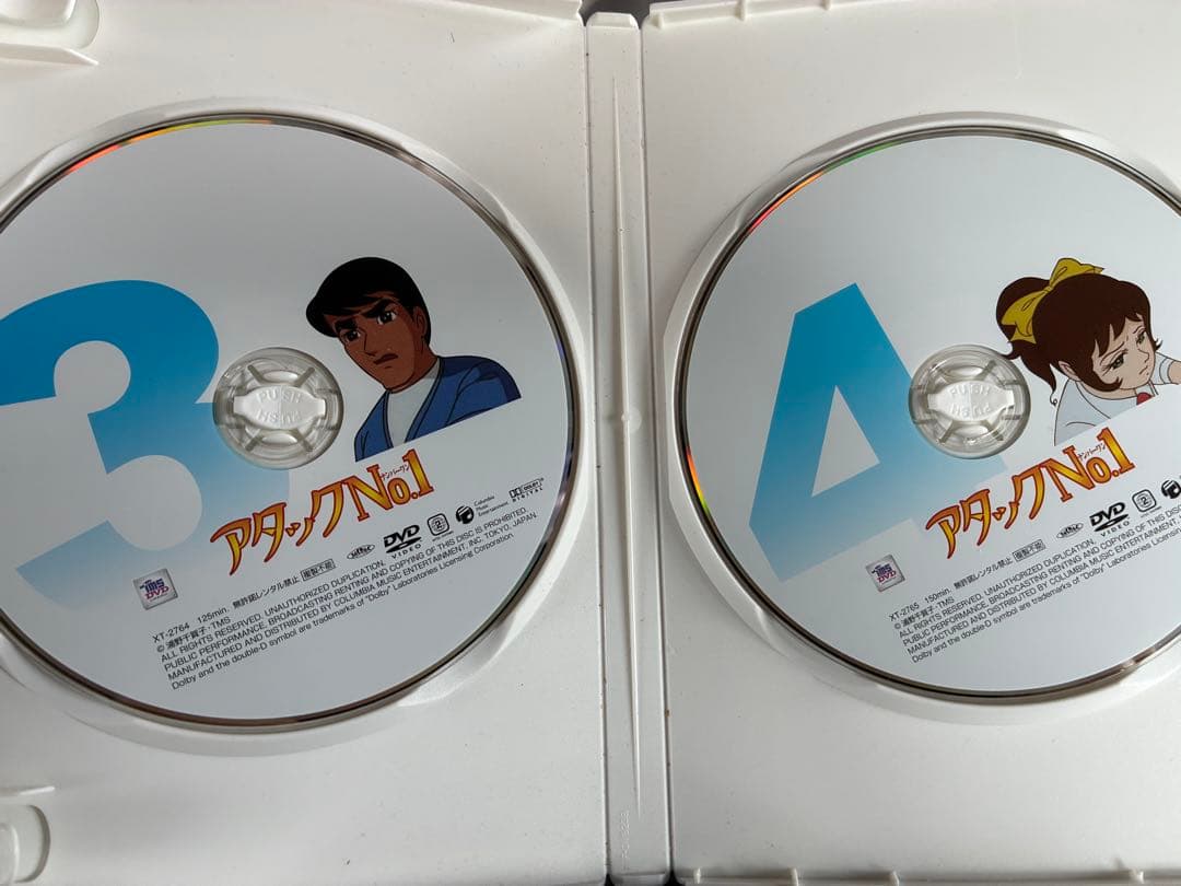 アニメ　アタックNo.1　DVD box1 全35話　小鳩くるみ　レア