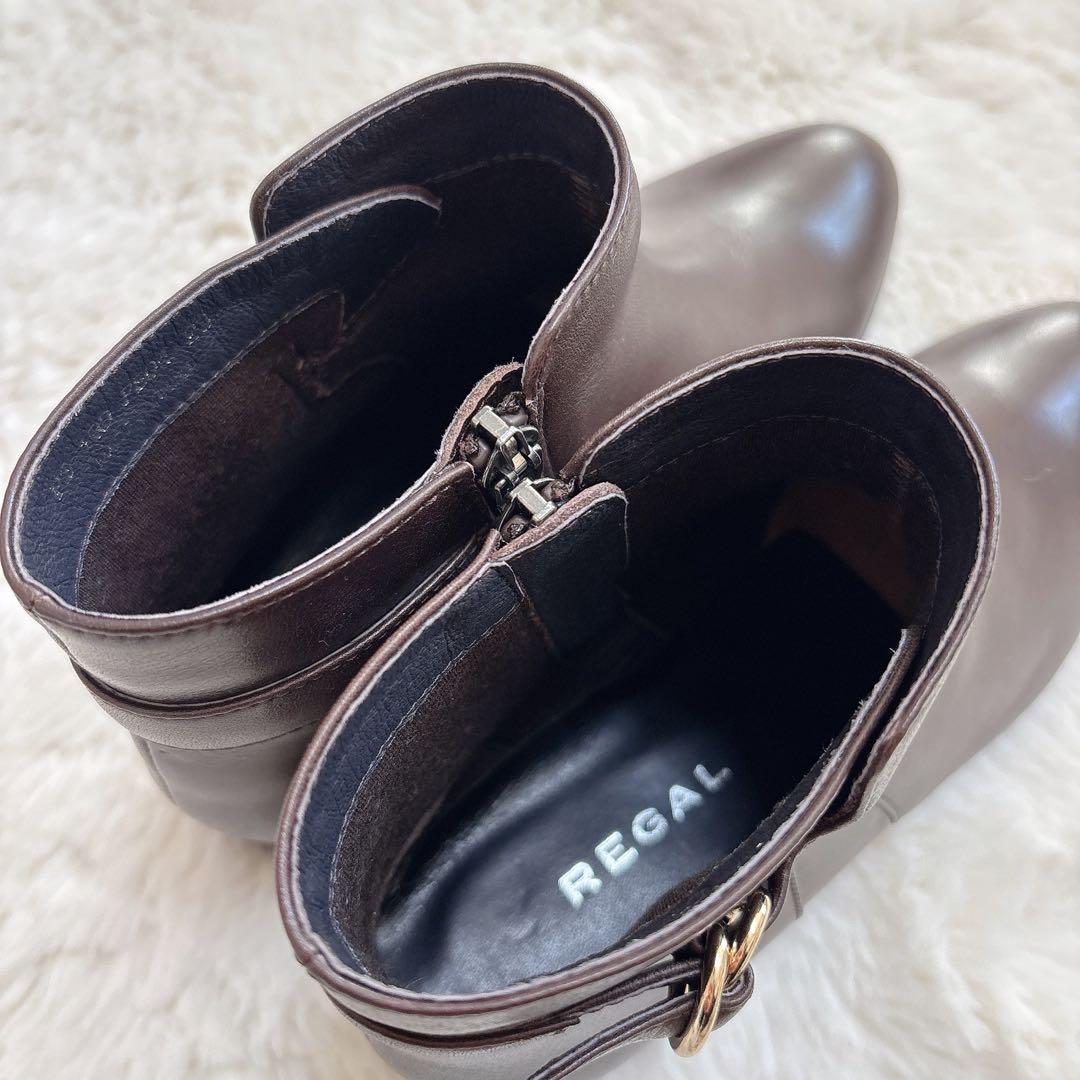 なおこさま専用　未使用　REGAL　リーガル　ショートブーツ　サイドジップ