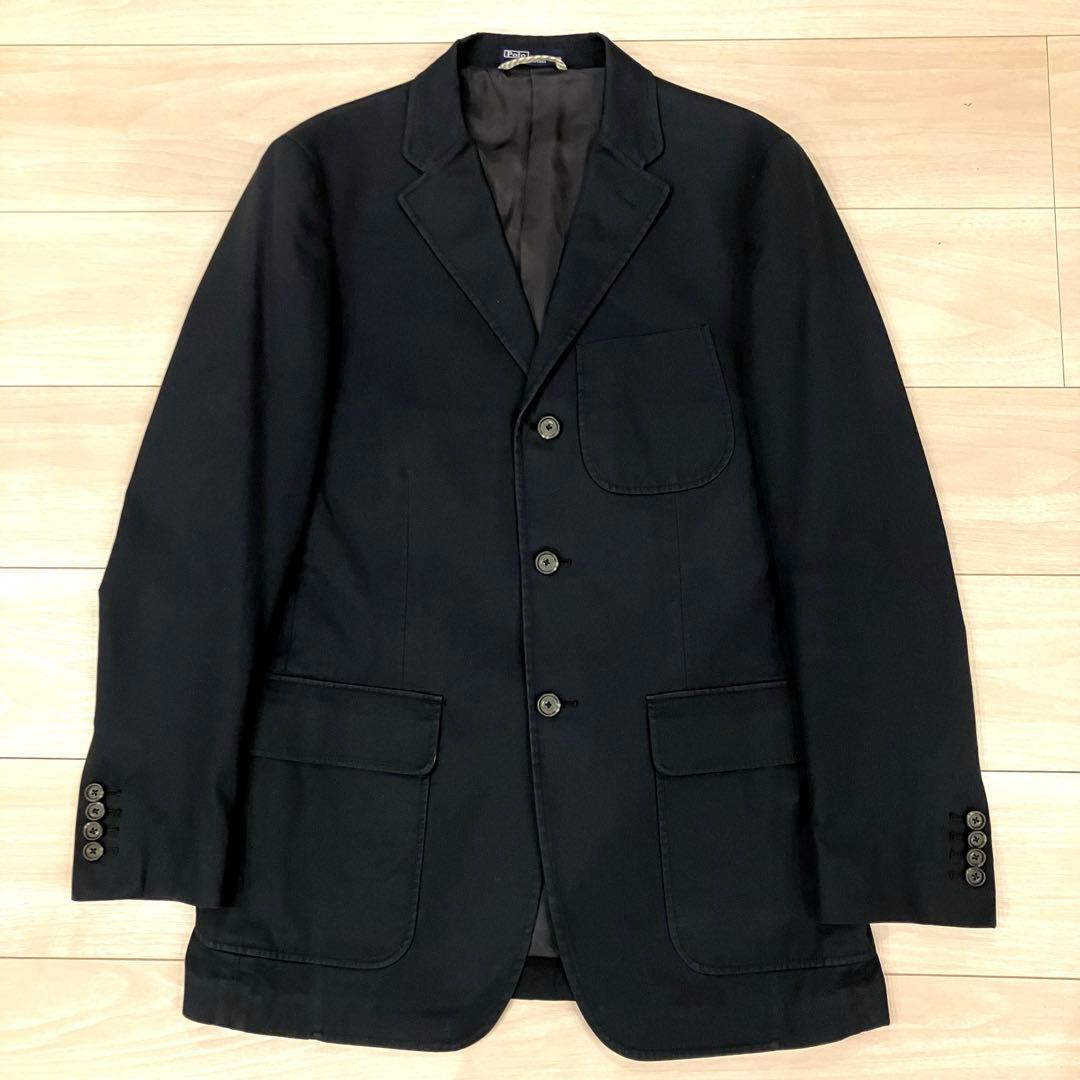 美品✨Polo by Ralph Lauren モールスキン テーラード 黒 M