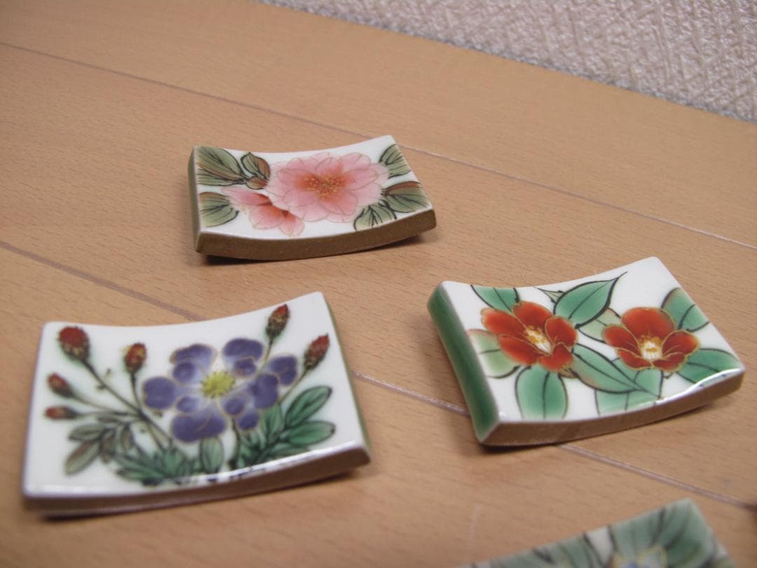 陶あん　京焼　清水焼　箸置き　５個セット　②