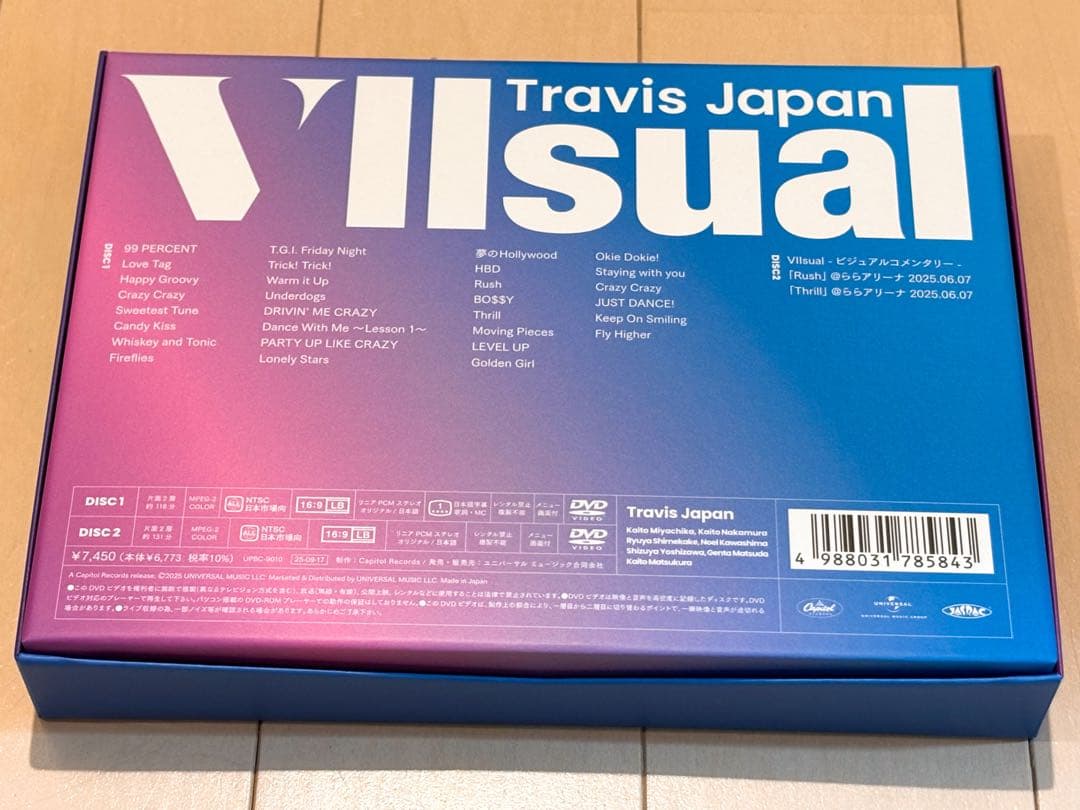 TravisJapan 2025 VIISUAL 完全生産限定盤 DVD