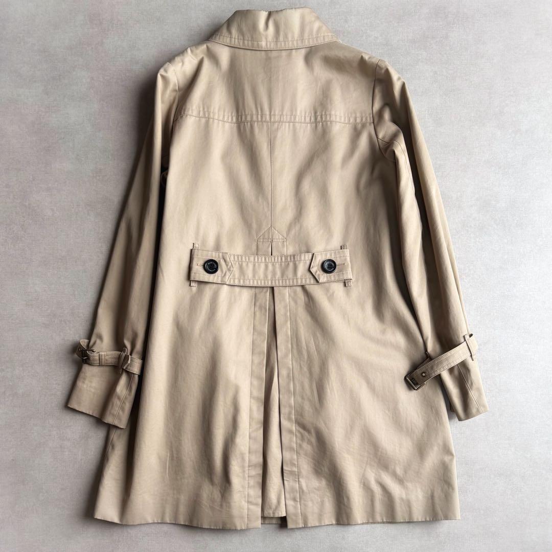 美品▲ブルーレーベルクレストブリッジ//ライナー付きステンカラーコート