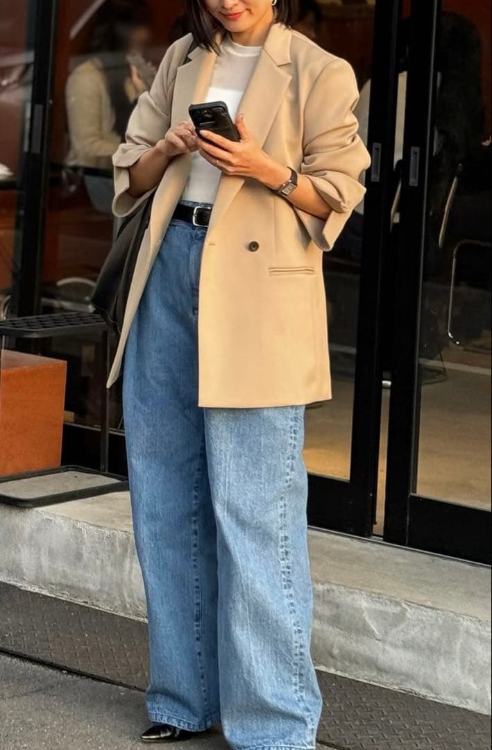 roughlow jacket ベージュ　ラフロー
