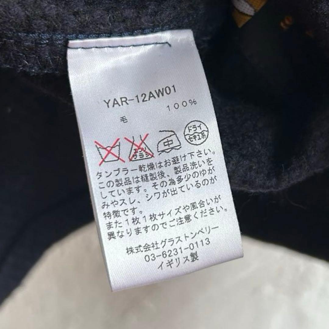 イングランド製 yarmo ウール ドライバージャケット ネイビー 38