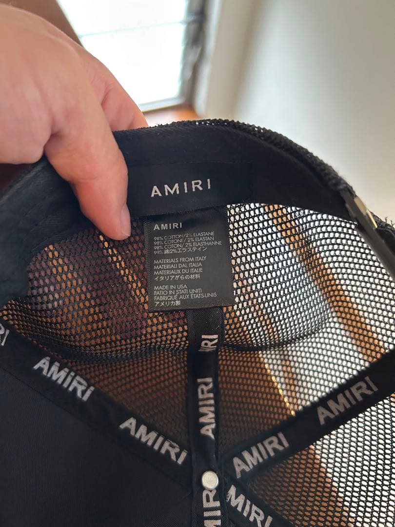 アミリキャップ　amiri 黒