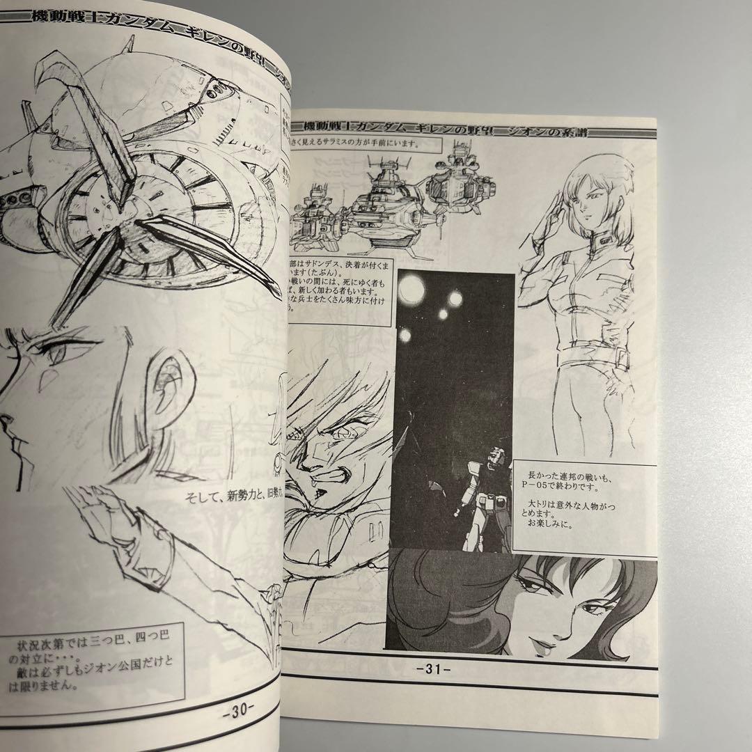 「機動戦士ガンダム　ギレンの野望　ジオンの系譜　アニメーション作業集」土器手司