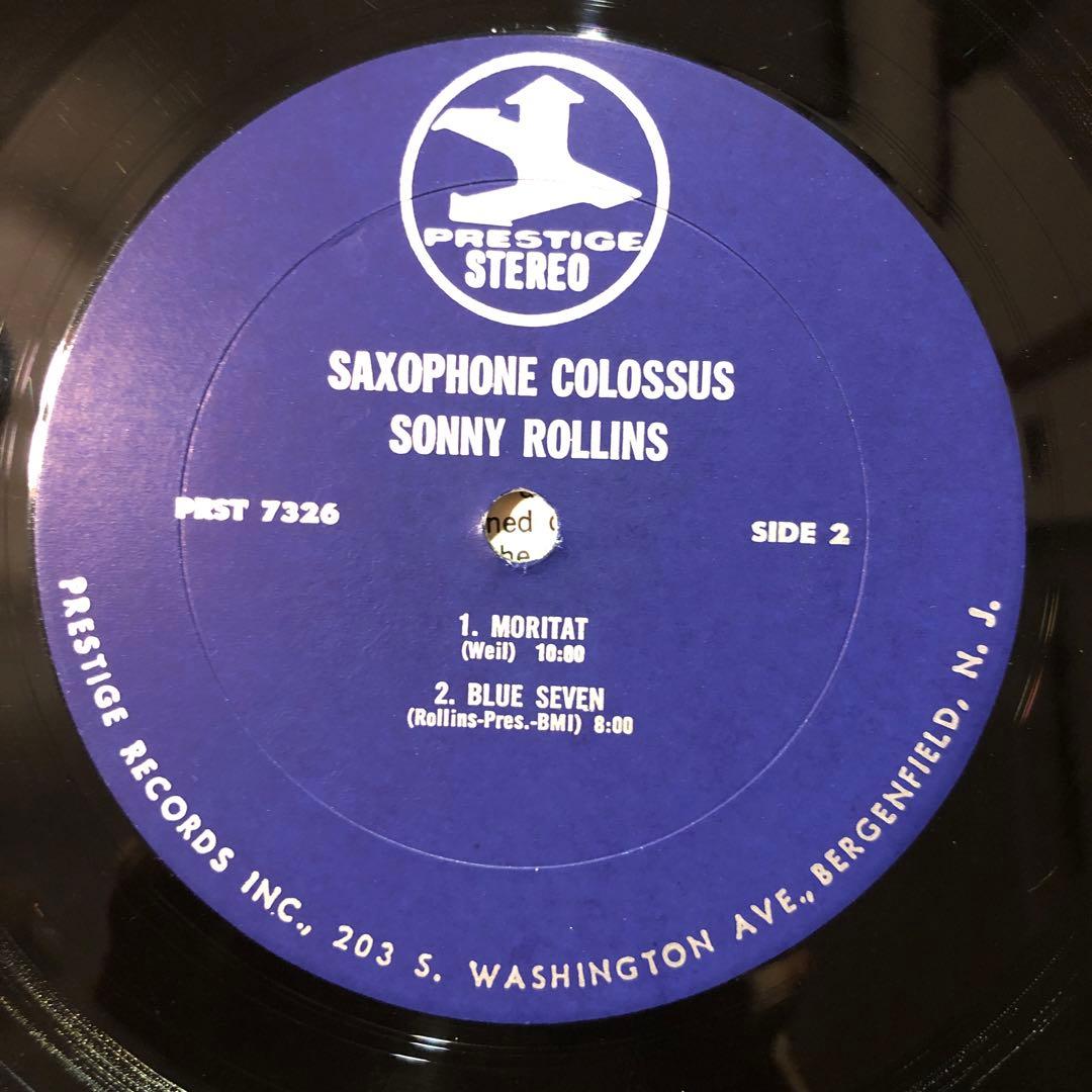 ソニー・ロリンズSonny Rollins【Prestige盤・紺ラベル・美品】