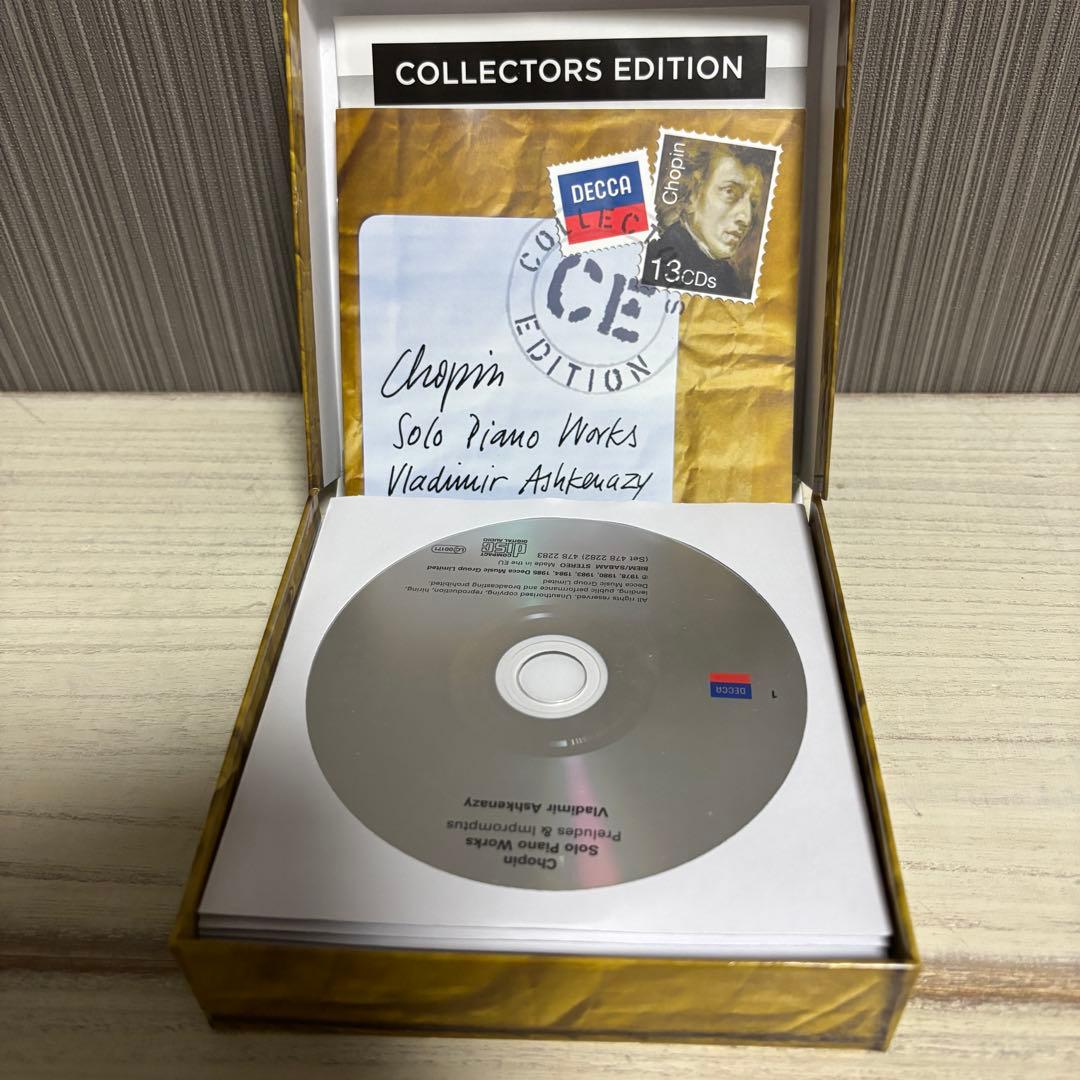 アシュケナージ ショパン：ピアノ独奏曲全集 CD13枚組 BOX DECCA