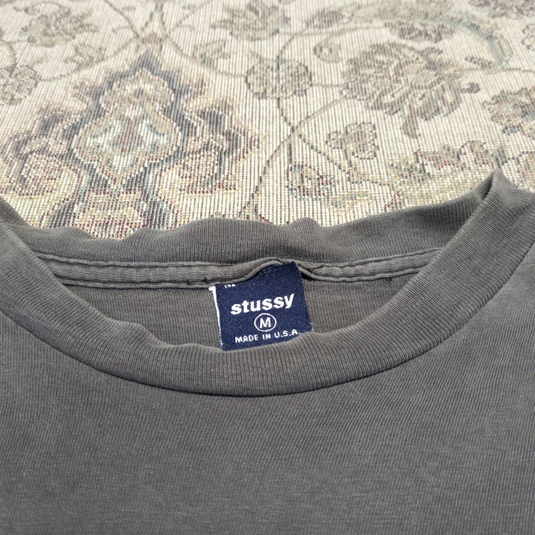 90s フェード STUSSY シングルステッチ Tシャツ 古着 ビンテージ