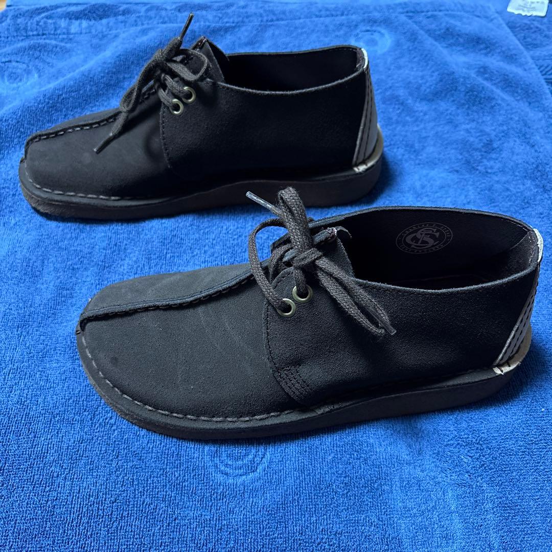 CLARKS クラークス デザートトレックレザーブーツ 23.5cm レディース