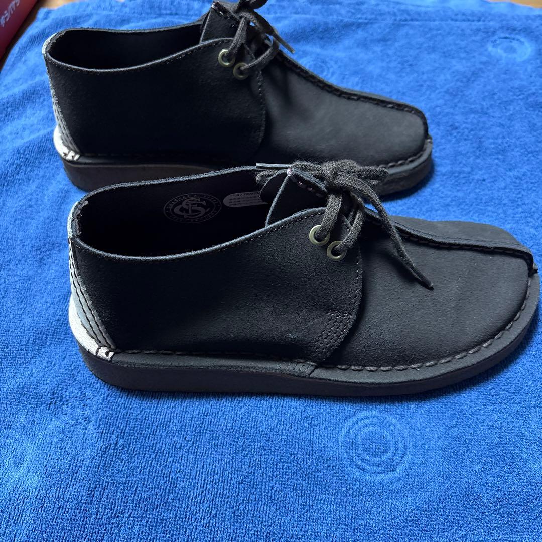 CLARKS クラークス デザートトレックレザーブーツ 23.5cm レディース