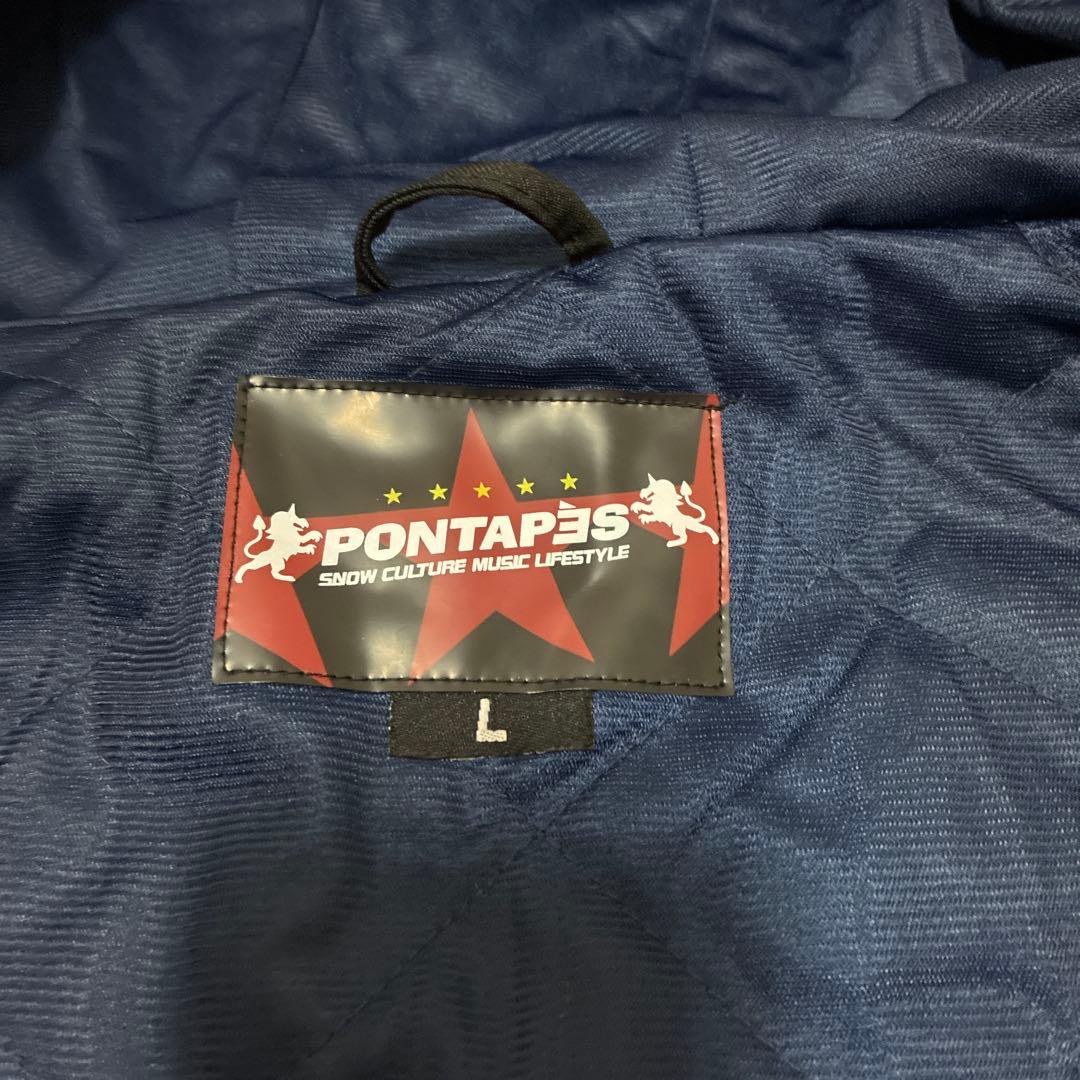 【美品】PONTAPES スノーボードウェア Lサイズ 上下、手袋セット