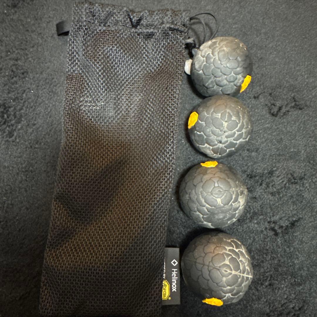 Helinox チェアツー(ALL BLACK)ロッキングフットSET