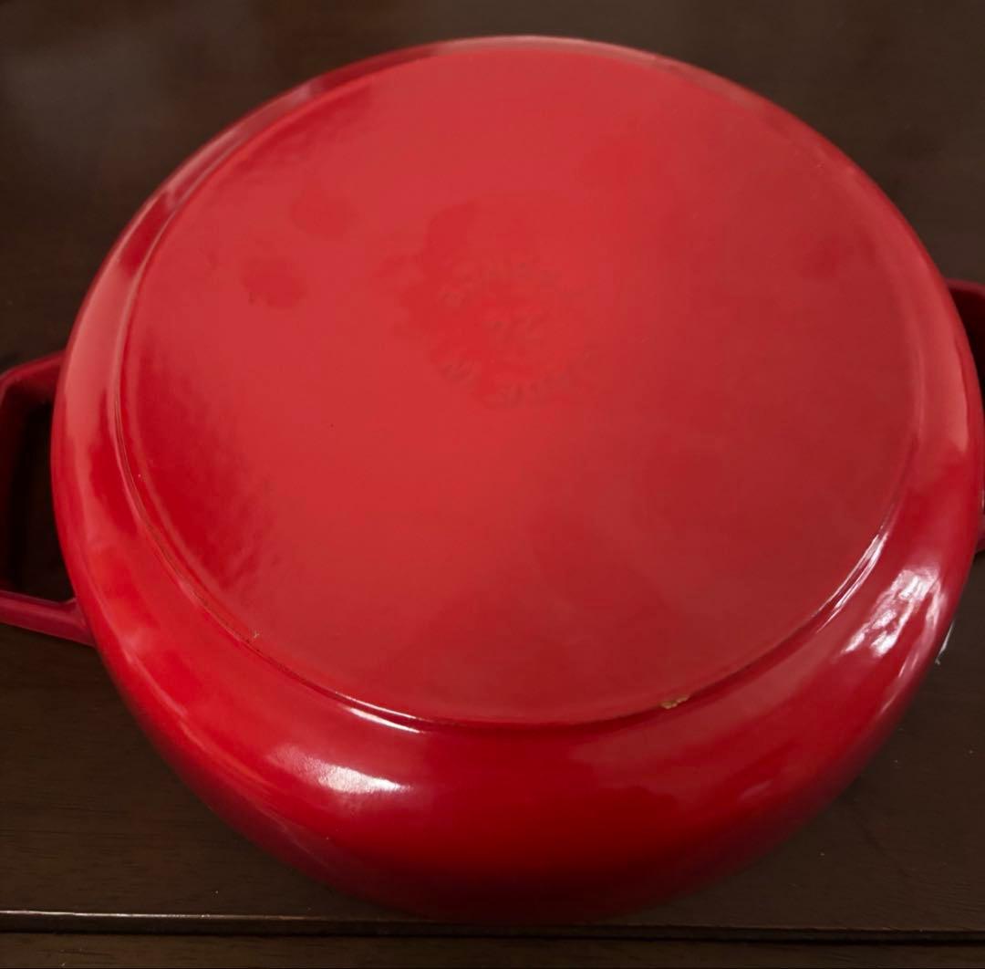 [未使用]STAUB ブレイザーソテーパン24㎝　チェリーレッド