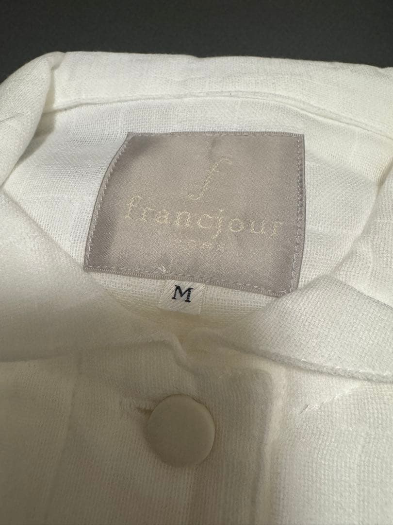 【値下げ】francjour ホワイトガーゼパジャマ Mサイズ