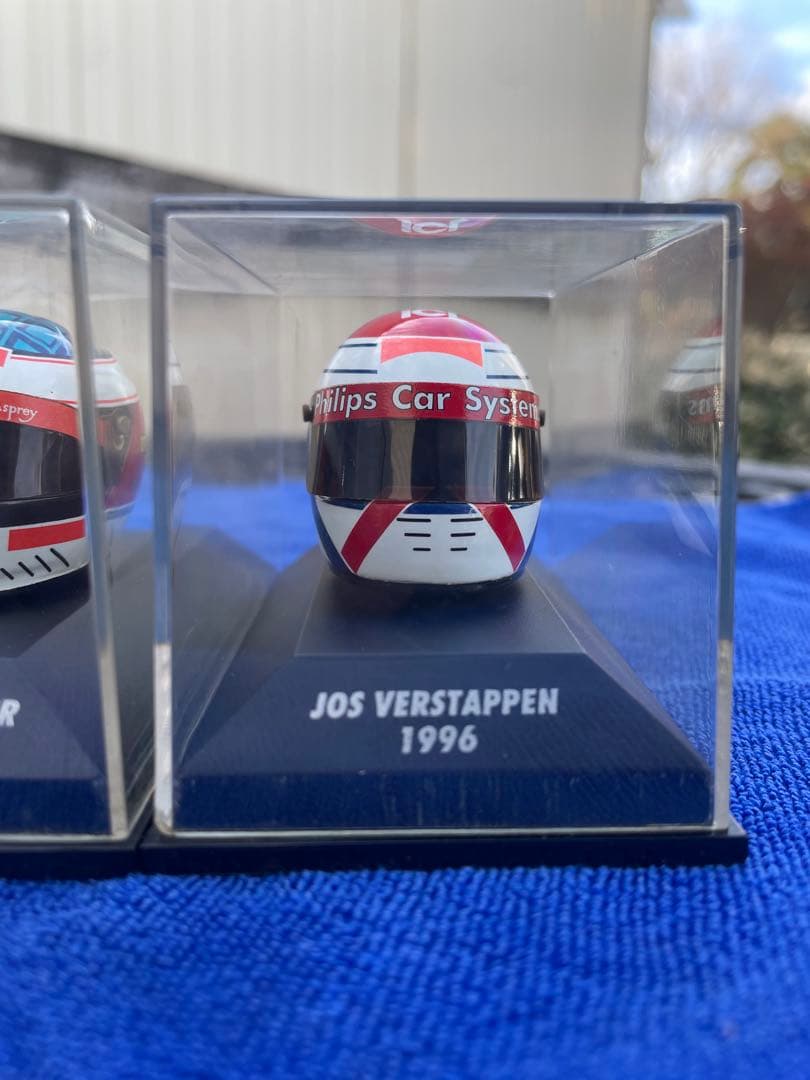 F1 ミハエルシューマッハ2種 ヨス・フェルスタッペン ヘルメット　1996年