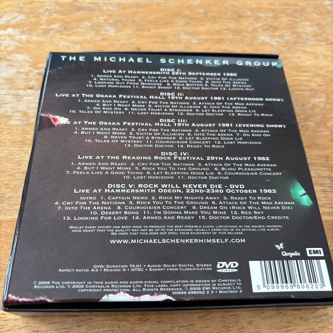 マイケルシェンカー　4CD＋DVD limited limited