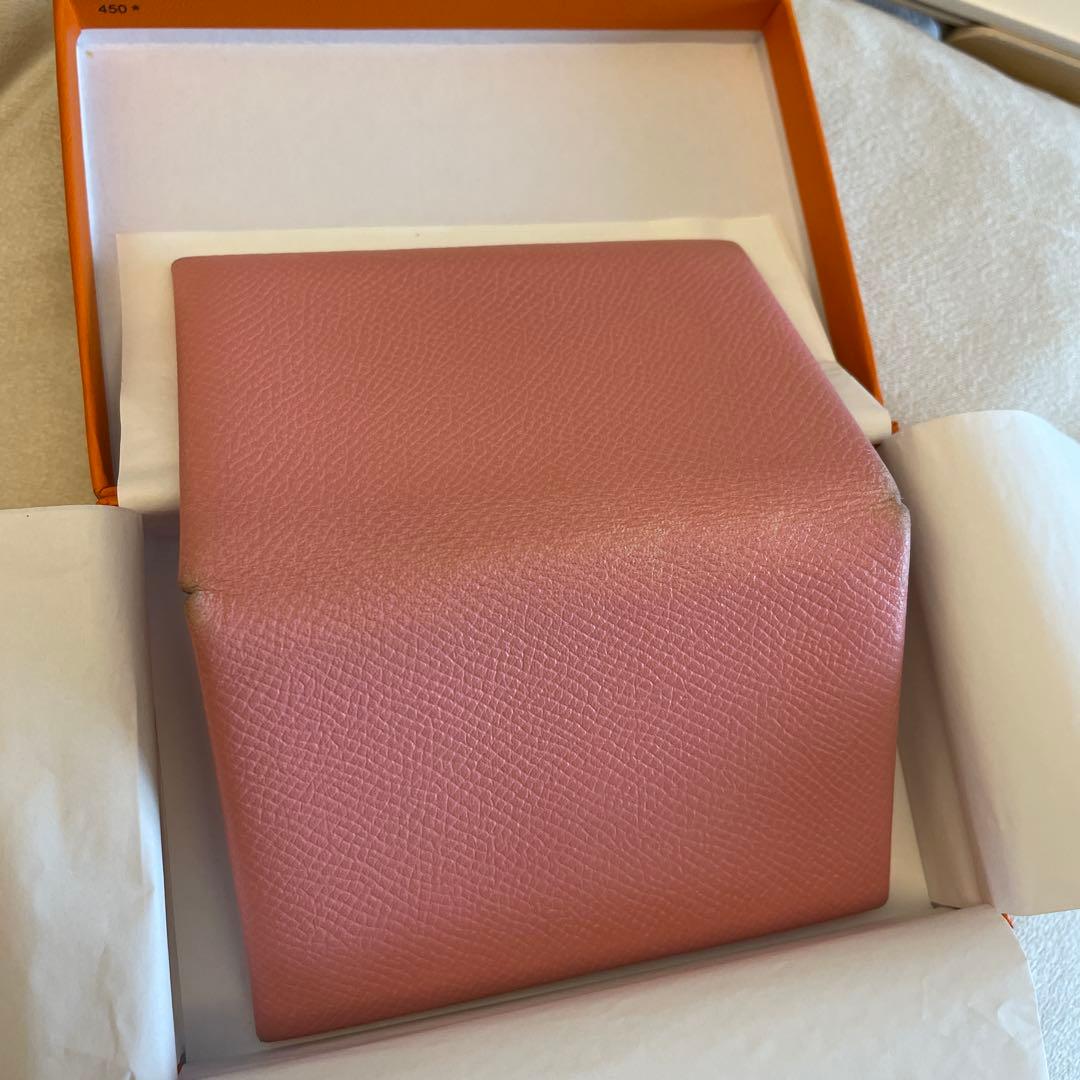 お値下げしました！HERMESエルメス/ピンク名刺入れ