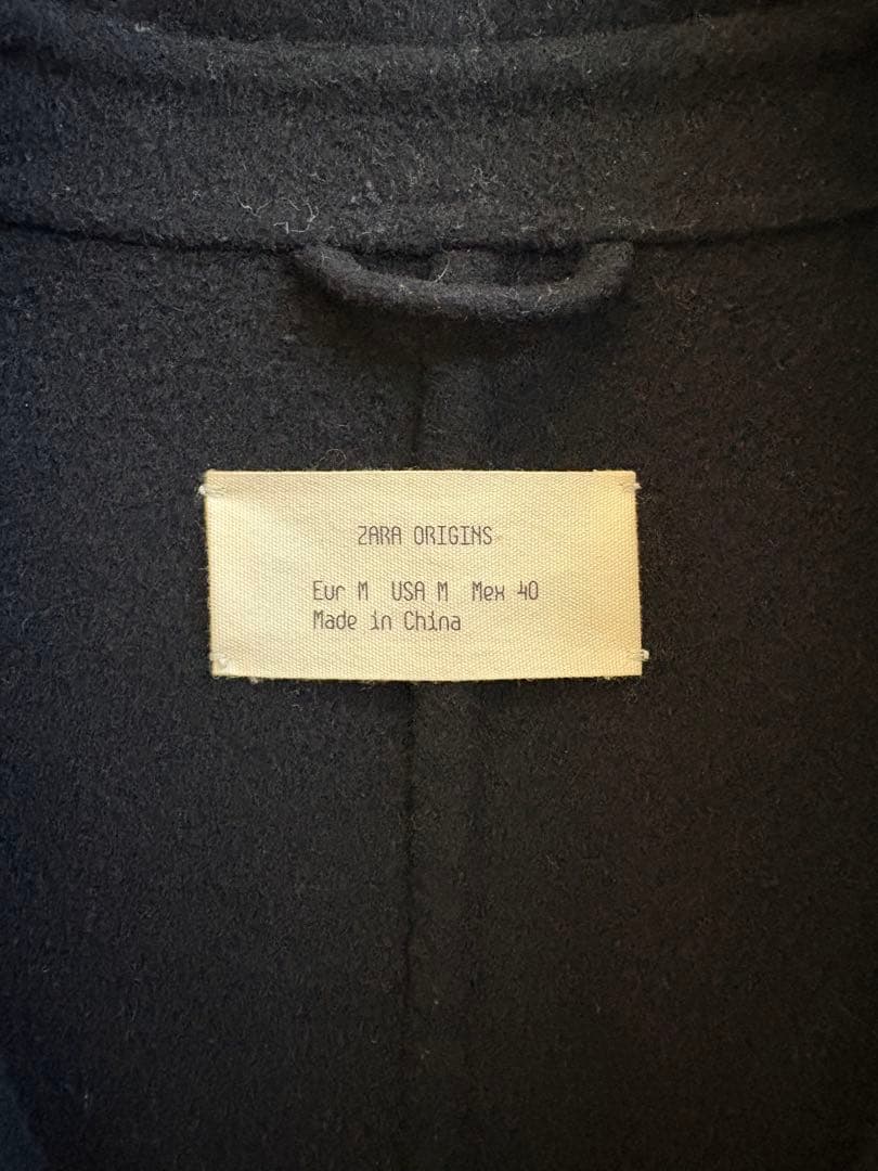 ジャケット・アウター ZARA ORIGINS Wool Zip Jacket Black