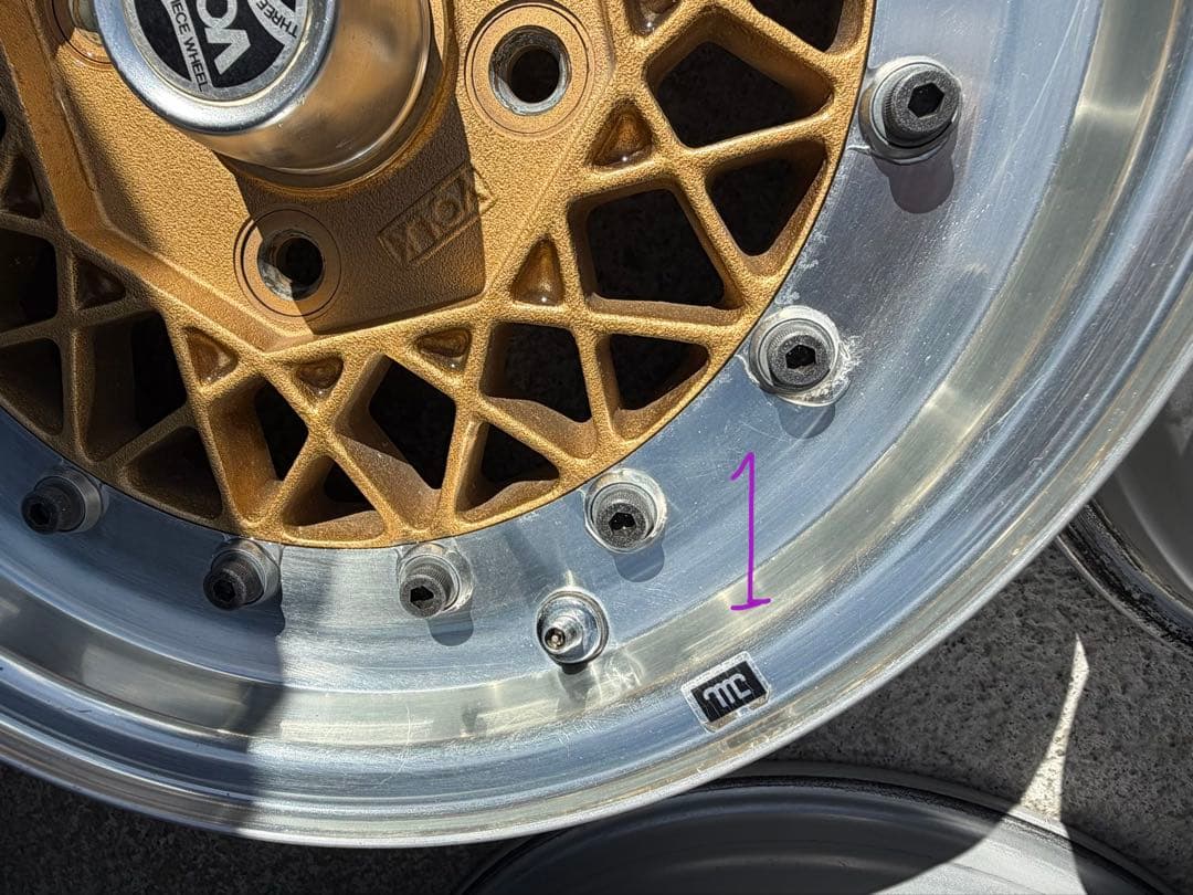 【希少品】【旧車】RAYS VOLK MESH 14インチ ゴールドメッシュ
