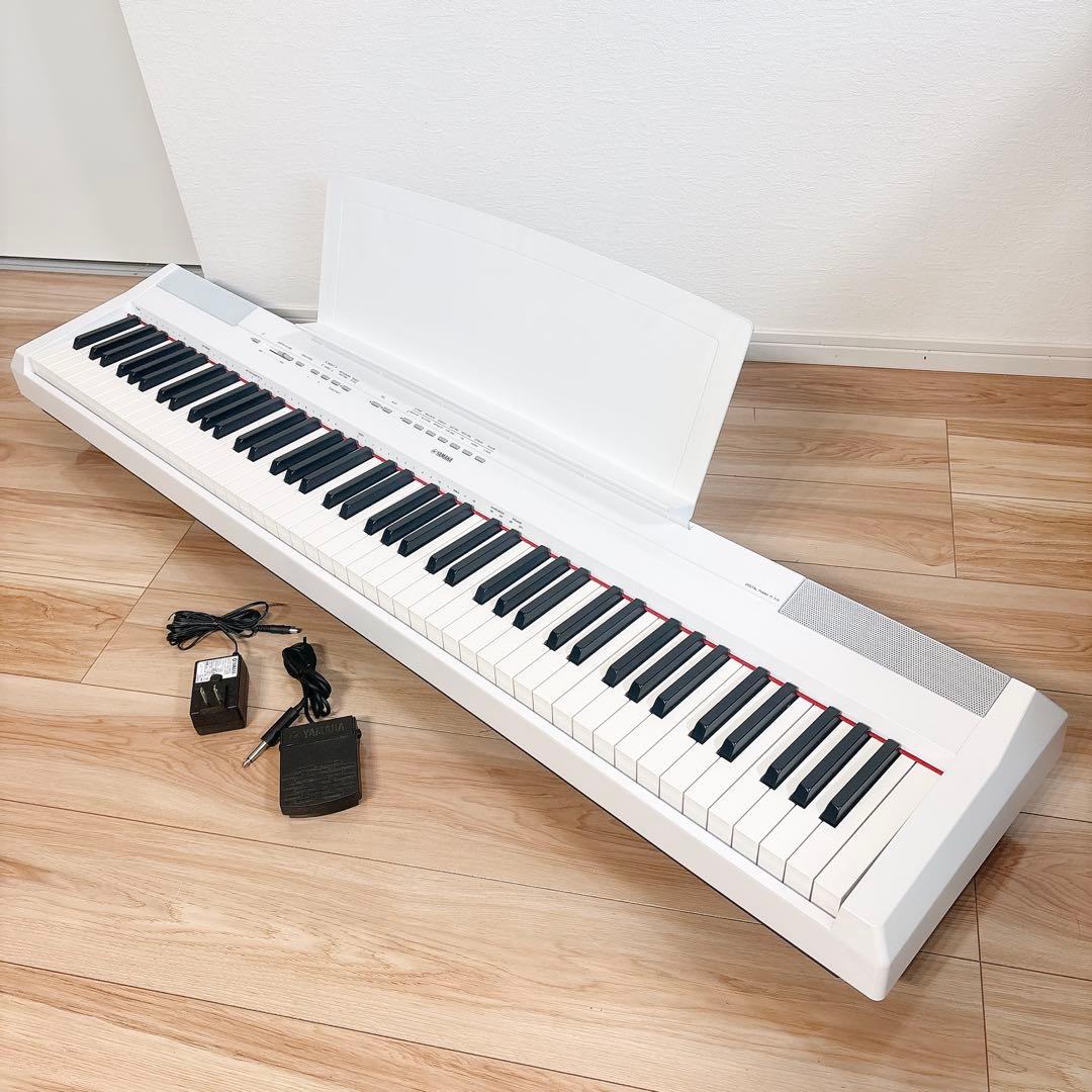 ✨極美品✨ ヤマハ 電子ピアノ P-115 ホワイト 送料無料 動作確認済み