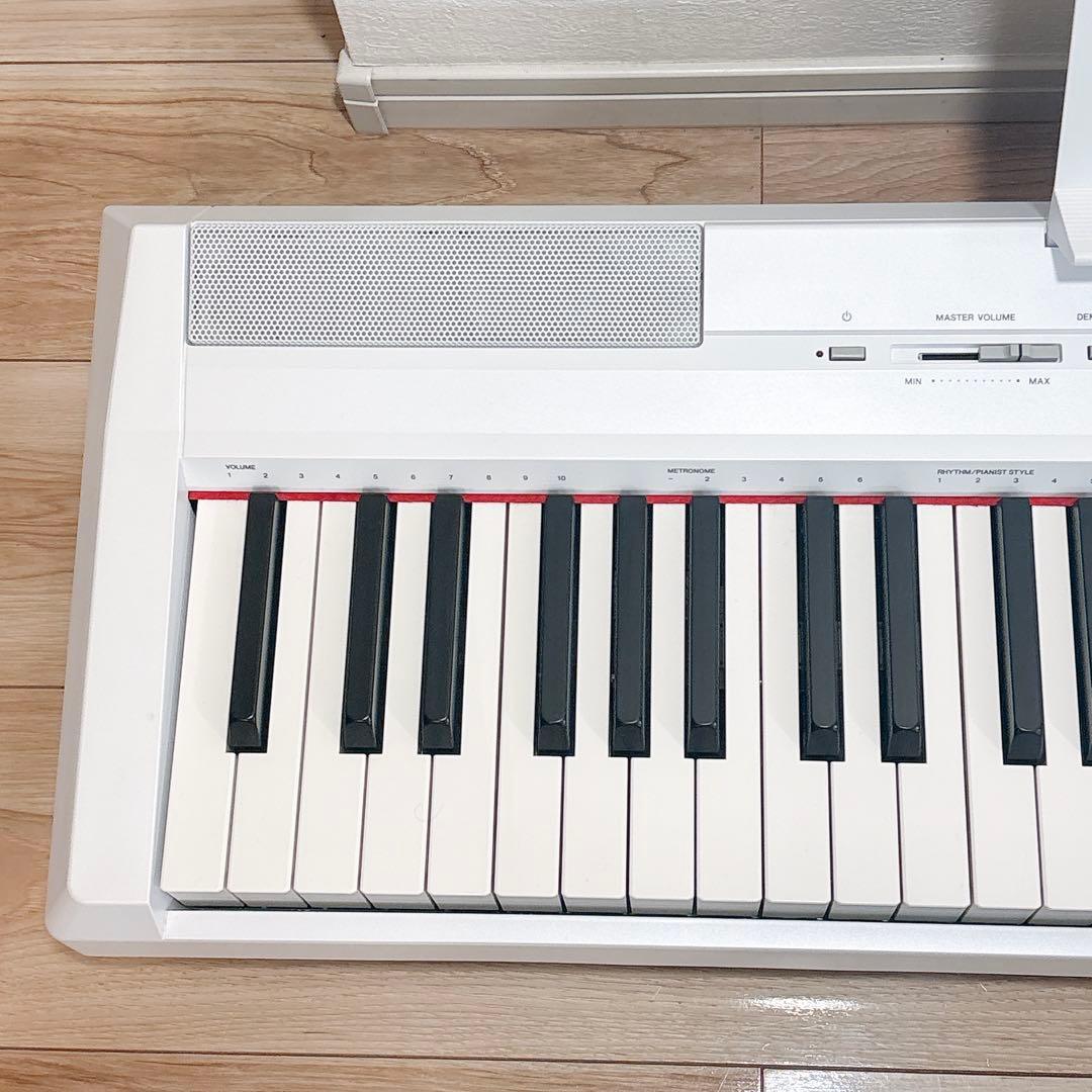 ✨極美品✨ ヤマハ 電子ピアノ P-115 ホワイト 送料無料 動作確認済み