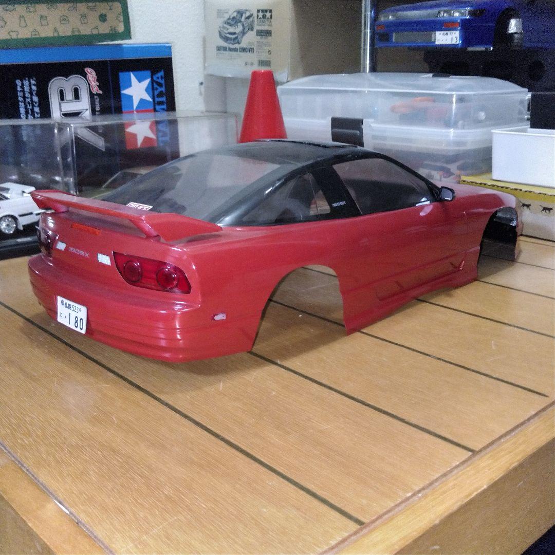 左*ん様 日産180SX　後期ボディ 1/10　表塗り　ABCホビー
