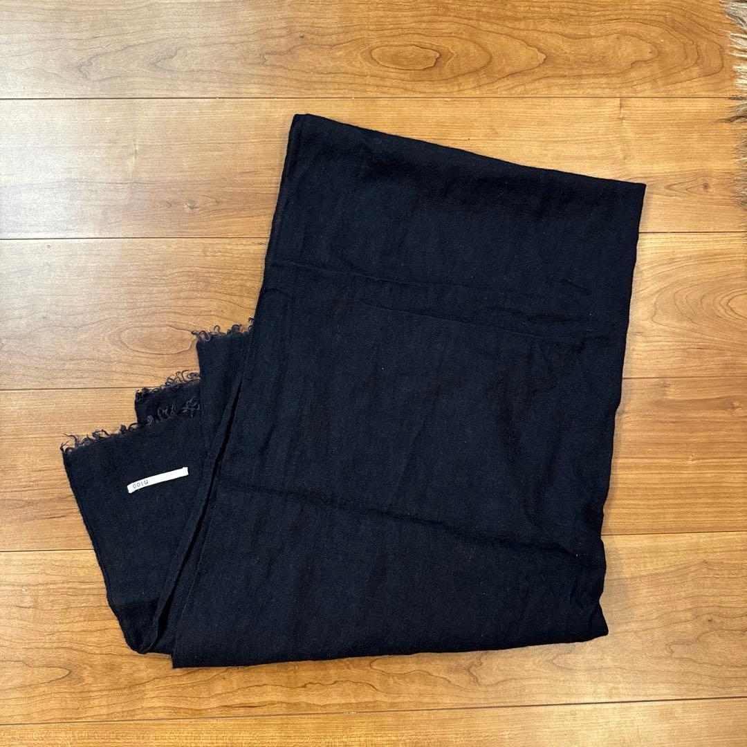 希少★n100 カシミア＆リネンの大判のストール n10