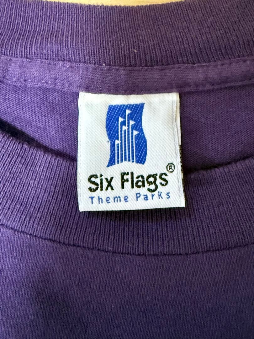 USA製 90s ルーニーテューンズ Tシャツ シルベスター トゥイーティー 紫