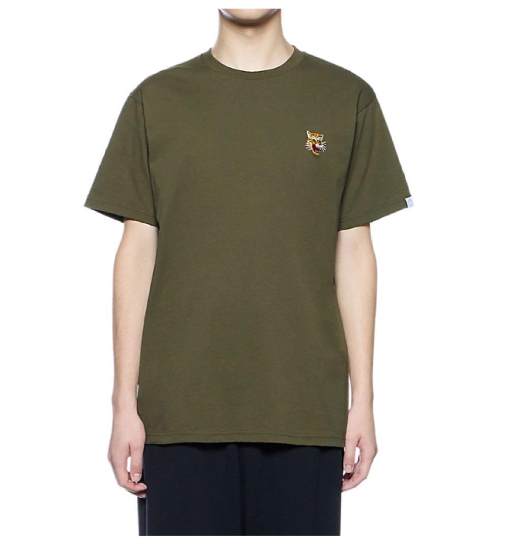 【新品】Onitsuka Tiger 虎ワンポイント刺繍 Tシャツ ユニセックス