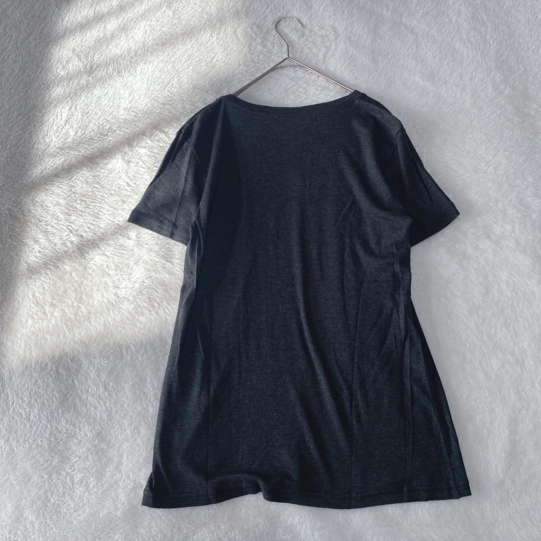 DE0130【ハートイッセイミヤケ】Tシャツ【3】刺繍デザイン タグ付き未使用