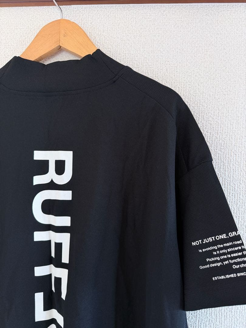 RUFFLOG ラフロッグ　モックネック　 サイズM ブラック
