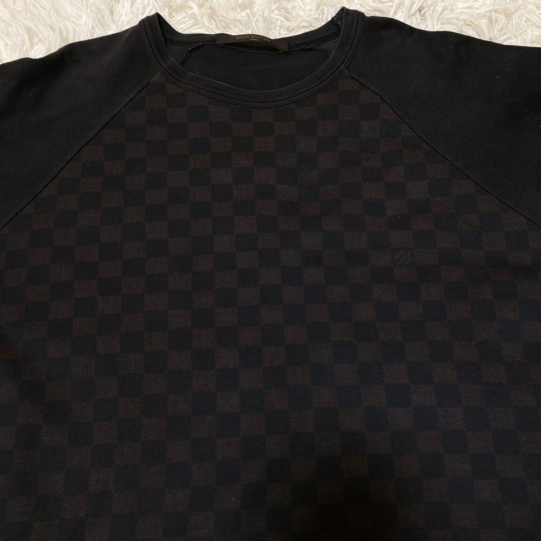 LOUIS VUITTON ヴィトン ダミエ Tシャツ カットソー 黒系